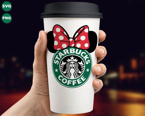 Mickey Mouse Starbucks Logo Svg Bundle Minnie Mickey Mouse Etsy