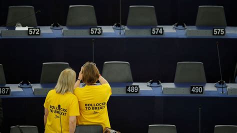 Brexit Party Meps Turn Their Backs On Eus Ode To Joy Anthem In