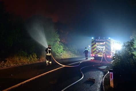 FOTO in VIDEO Požar na Krasu Danes gasili tudi romunski letali