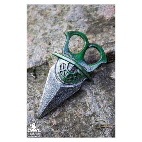 Fiskars Dagger Green Coreless Larp Throwing Weapon Blade