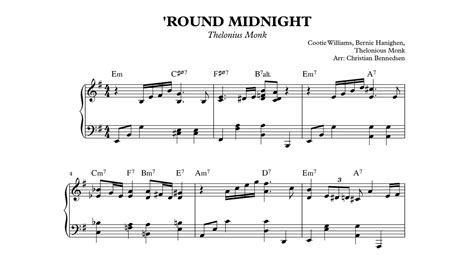 Round Midnight Piano Youtube