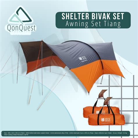 Jual Shelter Bivak Set Dhaulagiri Dhaulagiri Canopy Dome Kanopi