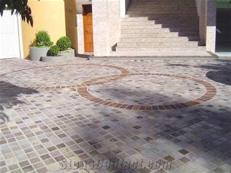 Vulcano Stone Brazilian Porphyry Regular Squares On Mersh From United