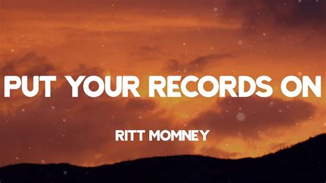 Ritt Momney Put Your Records On Lyrics Youtube