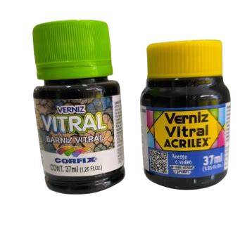 Barniz Vitral Vidrio Ml Corfix Acrilex Somos Arte