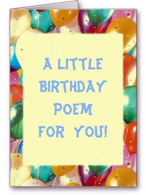 Short Funny Birthday Poems | 1Birthday Greetings