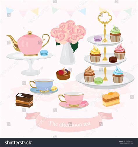 Afternoon Tea Clip Art Images Stock Photos D Objects Vectors