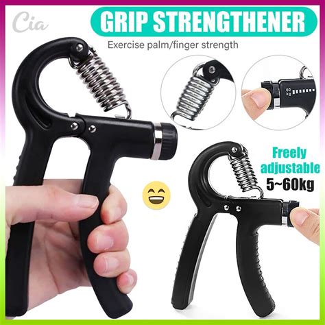 Jual Handgrip Adjustable 5 60 KG Hand Grip Alat Fitness Olahraga Otot