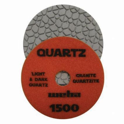 4 WEHA QUARTZ 7 STEP POLISHING PADS 50 3000 Detroit Diamond Tools