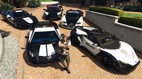 Gta Stealing Luxury Police Cars With Michael Gta Most