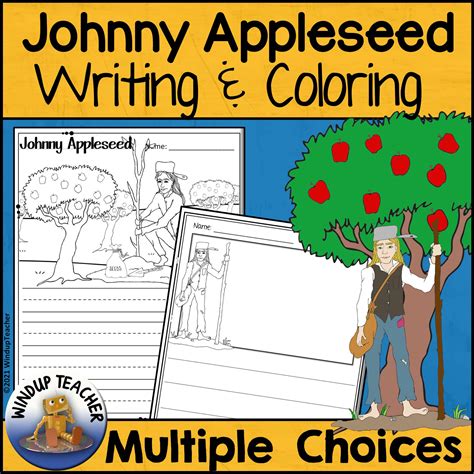 Johnny Appleseed Coloring Pages