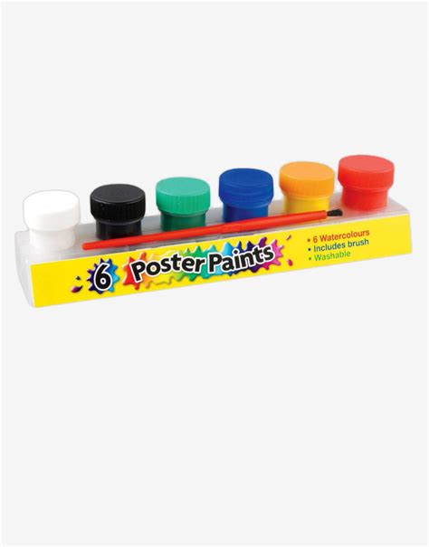 Poster Paints Set with Paint Brush - Meraki Art NI