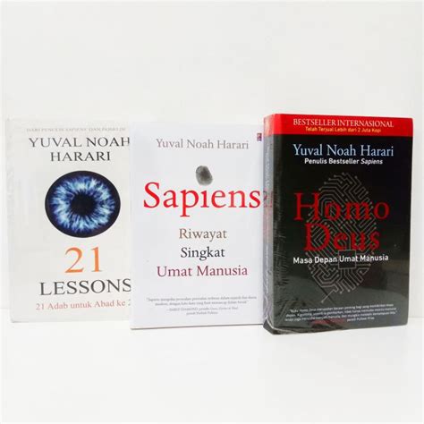 Buku Paket 3 Sapiens 21 Lessons Hommo Deus Yuval Noah Harari