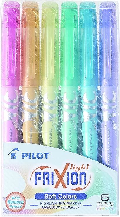 Pilot Frixion Light Marcatextos Borrables Estuche De Piezas Colores