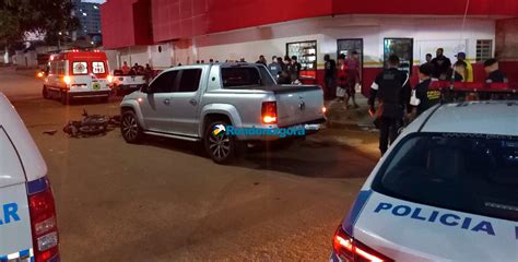 Amarok Invade Preferencial E Causa Grave Acidente Moto Em