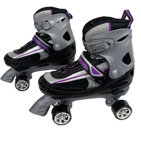 Patins Rodas Cl Ssico Retr Cadar O Ajust Vel Roxo R