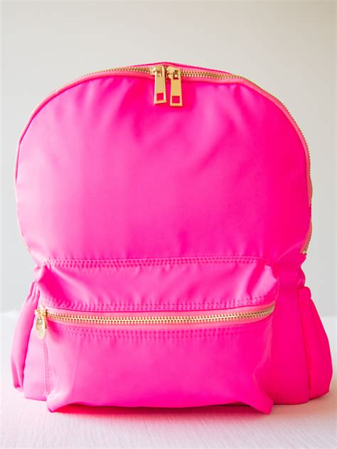 Retro Backpack - Vibrant Pink - SweetHoney Clothing