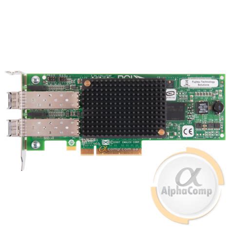 Адаптер PCI-e Emulex LPE12002 • Dual Port 8Gb Fibre Channel HBA б/у ...
