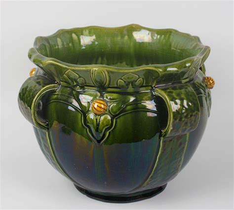 A Bretby Majolica Pottery Jardiniere Or Planter Jun 30 2014