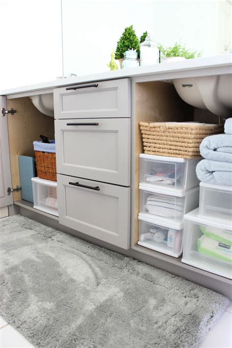 How To Organize Bathroom Cabinets And Drawers Semis Online