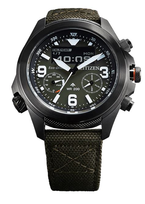 Eco Drive Combination Watch Land Promaster Brand Site Citizen