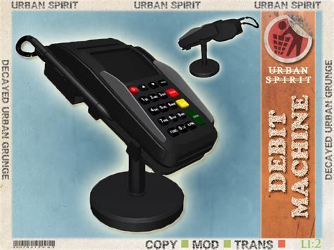 Second Life Marketplace - Debit Machine