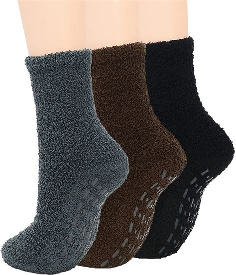 Womens Bonus Pack Low Cut Spa Socks With Grippers 3 Pack