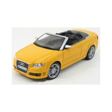 Miniature Audi RS4 Cabriolet Jaune 2006 Francis Miniatures