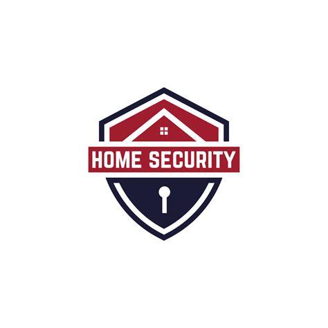 home security logo design badge, smart guard of real estate logo design ...