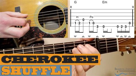 Cherokee Shuffle Intermediate Guitar Lesson Brandon Johnson Guitar