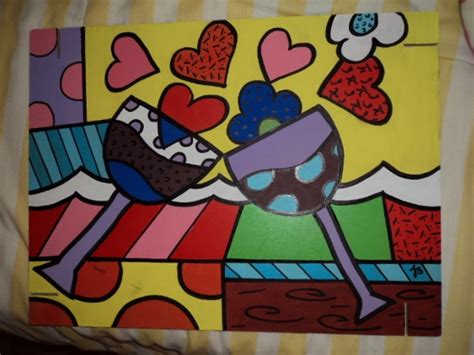 Romero Britto By Jb Britto Dibujos Brito