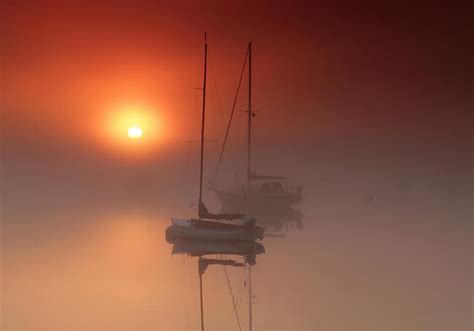 Foggy Harbor Sunrise Photograph By Martin Radigan Fine Art America