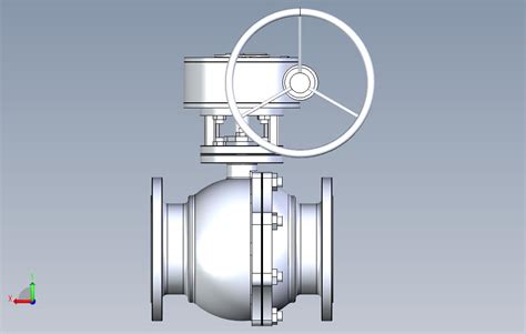 N150 Pn16球阀parasolid模型图纸下载 懒石网