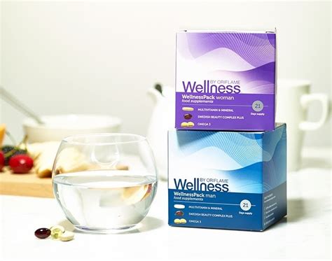 Oriflame Wellness Pack Woman Food Supplements Omega 3 Astaxanthin