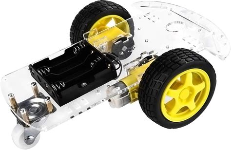 Emo Smart Robot Car Chassis Kit With Motors Speed Encoder And Battery