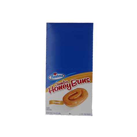 Hostess Jumbo Honey Bun Glazed Oz The Club Price