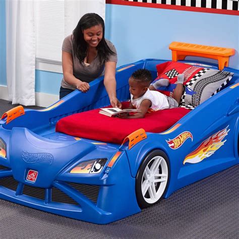 Hot Wheels Toddler To Twin Race Car Bed Kids Bed Step2 Toddler Bed von ...