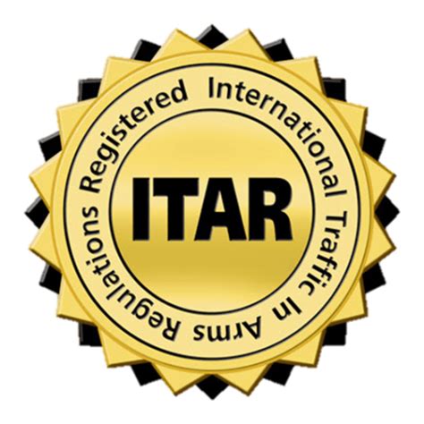 itar seal international traffic  arms regulations aero