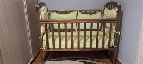 Продам детскую кроватку с 0 месяцев.Матрац чистый съемный чехол ...