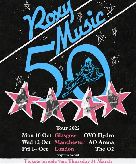 Roxy Music 50th Anniversary Tour 2022 10 October 2022 OVO Hydro