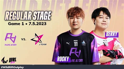 RA Vs JT Game 1 Regular Stage WRL Asia 2023 Rare Atom Vs