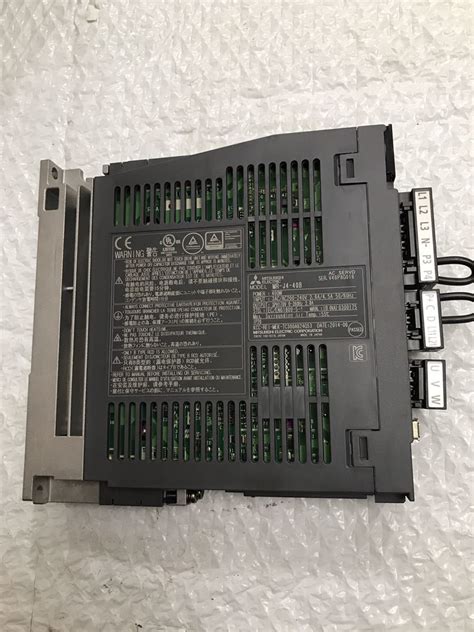 Yahooオークション 三菱電機 Mitsubishi サーボアンプmr J4 40b動作