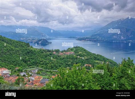 Varenna castle Lake Como, Lombardy in Italy Stock Photo - Alamy