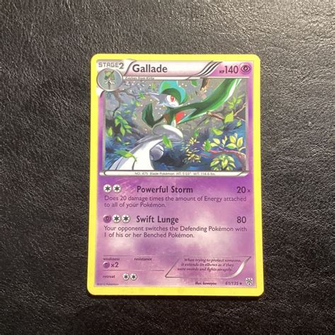 B W Plasma Storm 61 135 Gallade Cosmic Holo Eng NM Ab 1 Kaufen