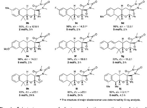 Figure From Highly Diastereoselective Synthesis Of Tricyclic Fused