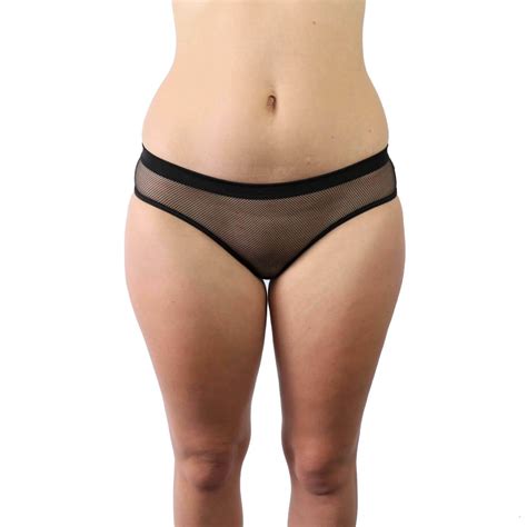 Sexy Black Backless Underwear Panties Sheer Comfy Plus Size Undies Women S Mesh Ebay