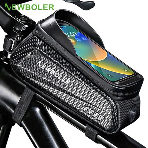 NEWBOLER Bike Bag 2L Frame Front Tube Cycling Bag Bicycle Waterproof