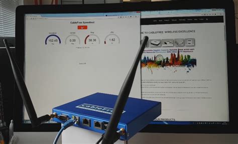 Demonstrating Cablefree Mbps G Lte A Connection To A Desktop Lte