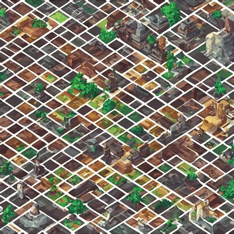 Isometric Tileset Pack For Magic Resource Gathering Stable Diffusion