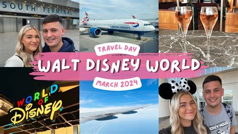 WALT DISNEY WORLD Travel Day Gatwick British Airways All Star